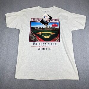 Vintage MLB Wrigley Field T-Shirt Men's XL Baseball Rare Chicago NWT